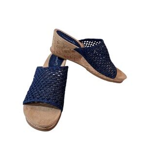 Baretraps Flossey Woven Wedge Sandals Heel Height 2.5” Womems Size 8 New No Box